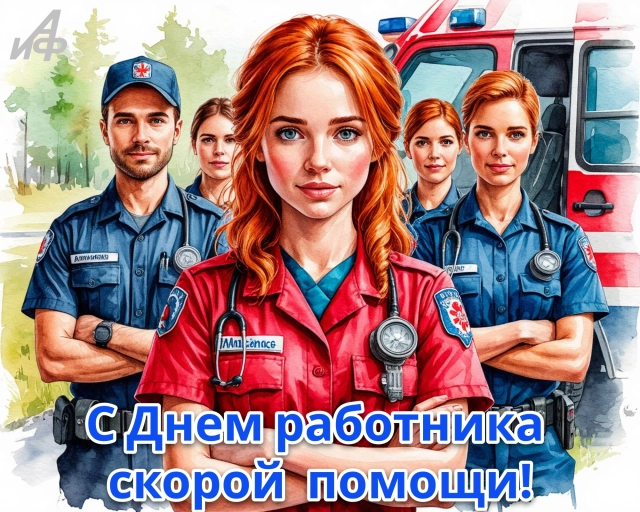 красивая открытка с днем скорой помощи скачать бесплатно