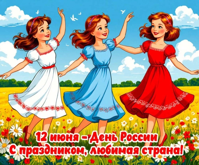 открытки День России