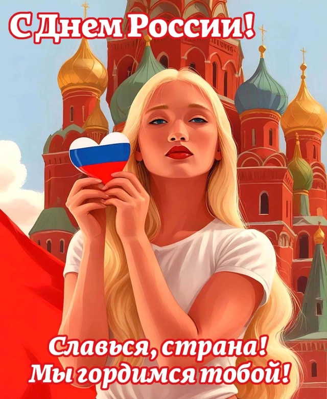 открытки День России