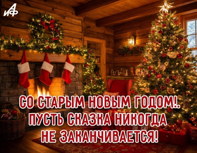 старый новый год открытка сказка