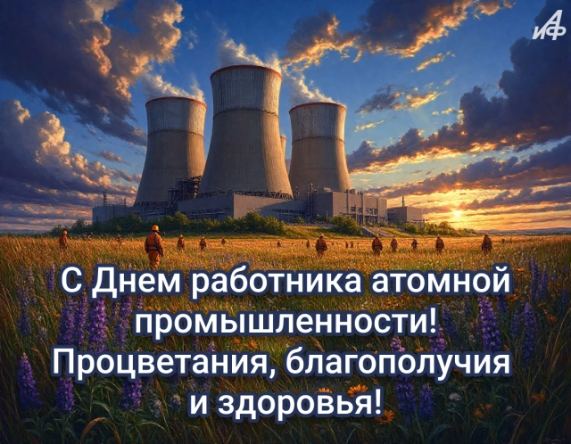 открытка день работника атомной промышленности