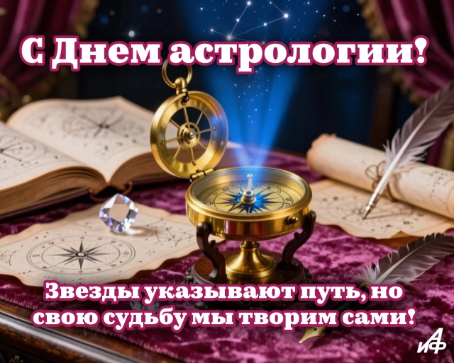 день астрологии открытка