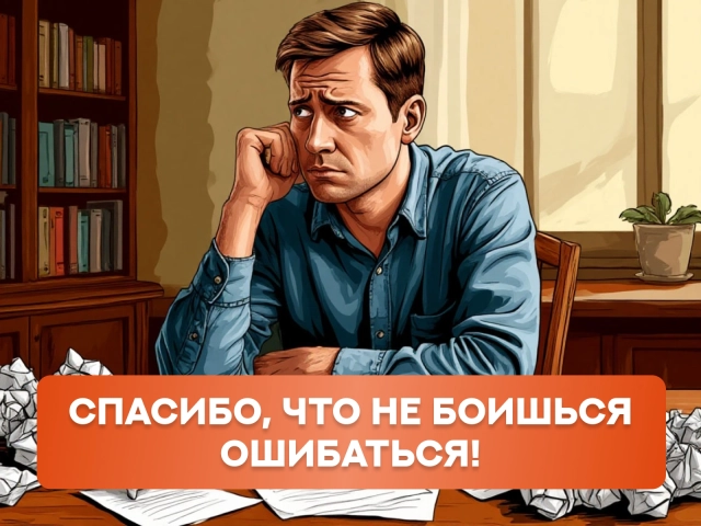 мотивация не бойся ошибаться открытка