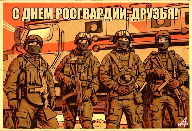 открытка с днем Росгвардии