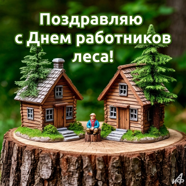 день работников леса открытка