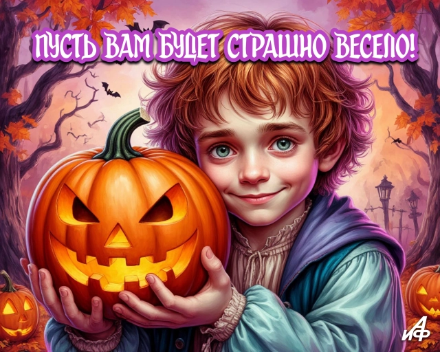 хелавин открытки