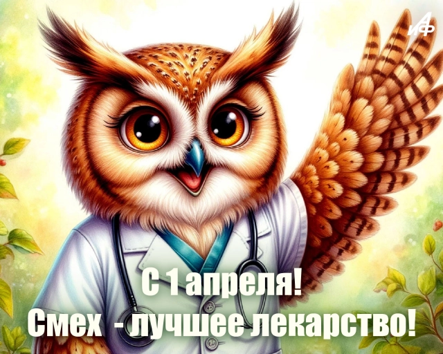 смех лучшее лекарство 1 апреля открытка