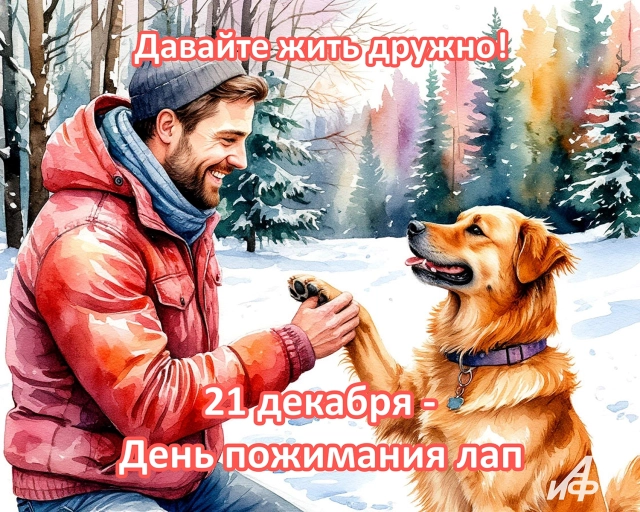 21 день пожимания лап