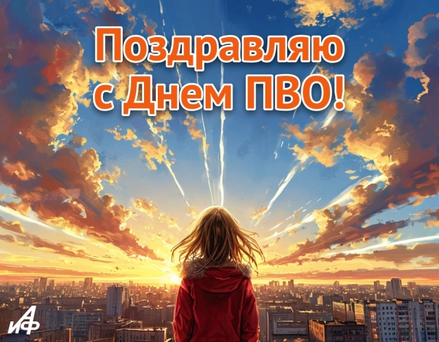 поздравление с Днем ПВО в картинке с надписью