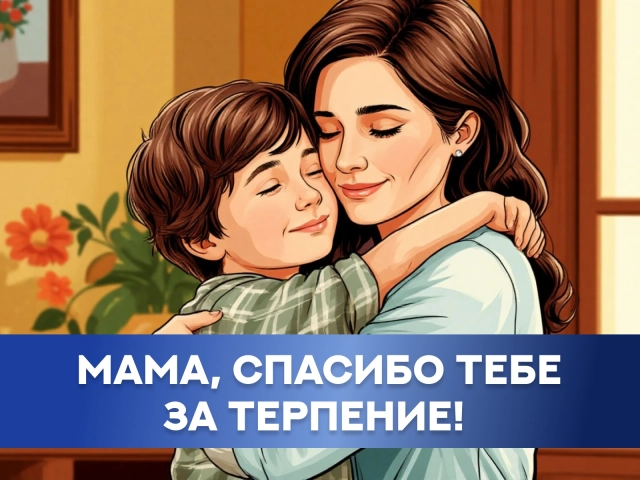 открытка мама спасибо