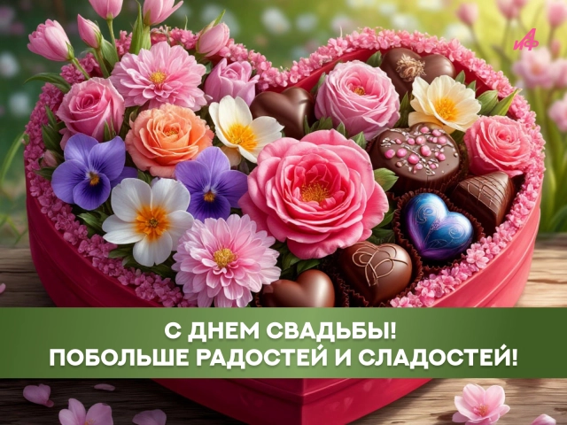 с днем свадьбы открытка красивая картинка с сердцем