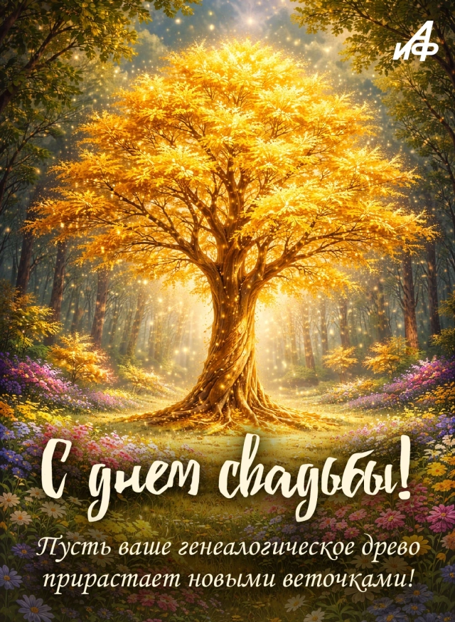 открытка с поздравлением для молодоженов в день свадьбы