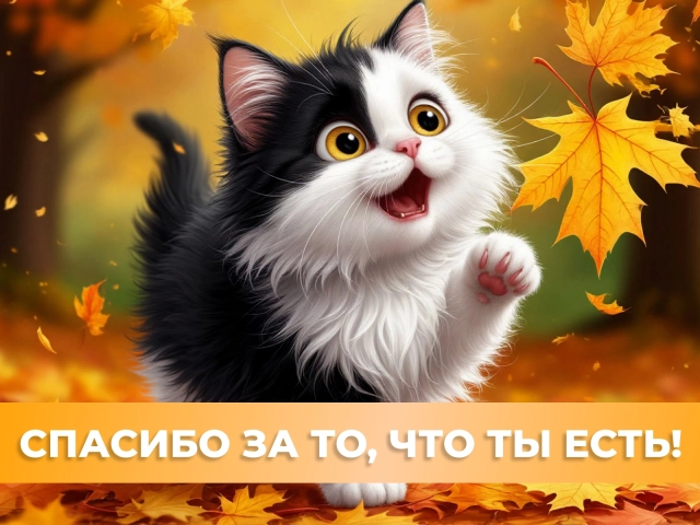 открытка спасибо что ты есть