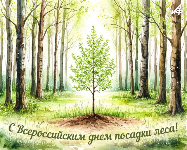 10 мая день посадки леса открытка
