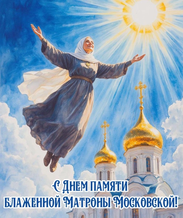 матрона московская открытка красивая