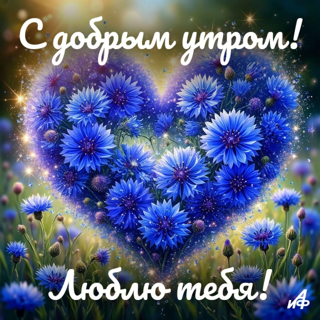 открытка с добрым утром любовь