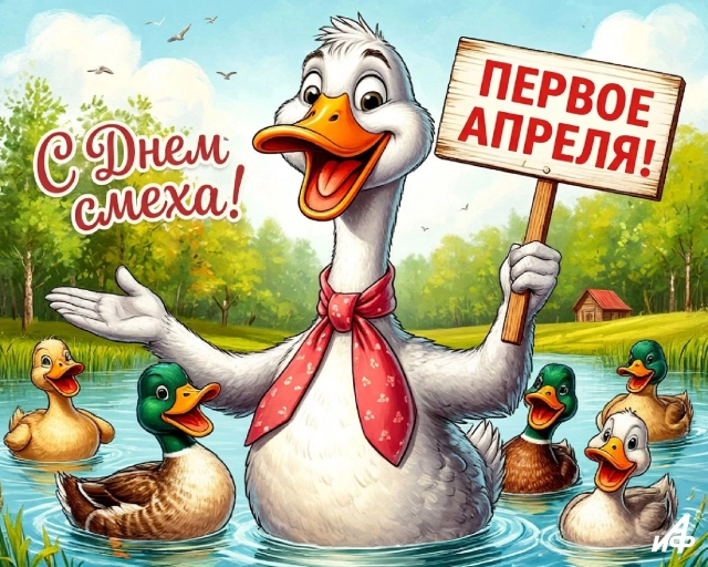 прикольные картинки с 1 апреля день смеха