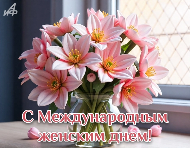 открытка 8 марта