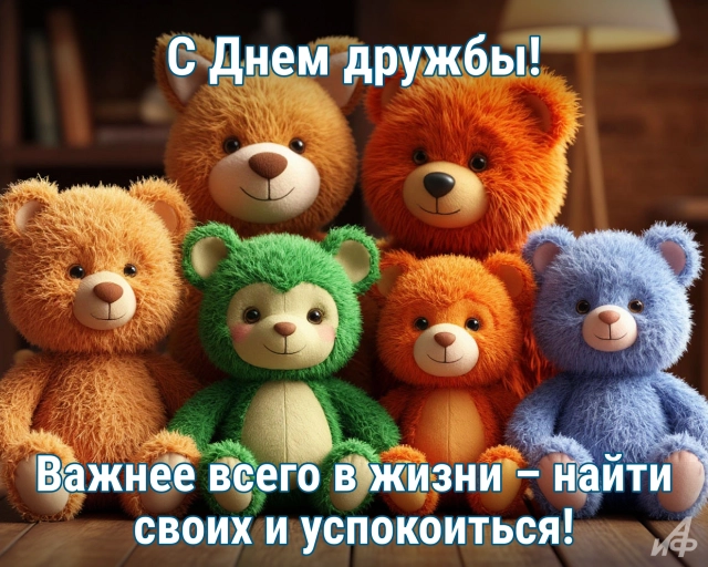 40+ открыток с Днем дружбы. Яркие и красивые картинки для друзей и подруг