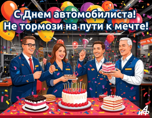 праздник автомобилисты открытки