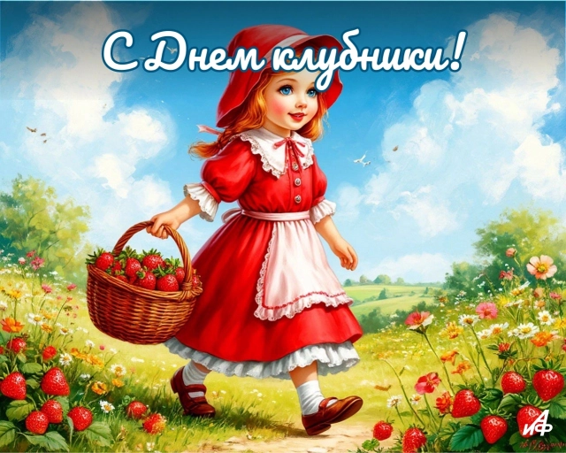 30+ открыток с Днем клубники. Красивые картинки для дачников и влюбленных