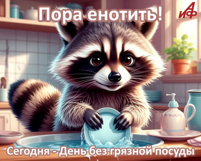 18 мая день без грязной посуды открытка