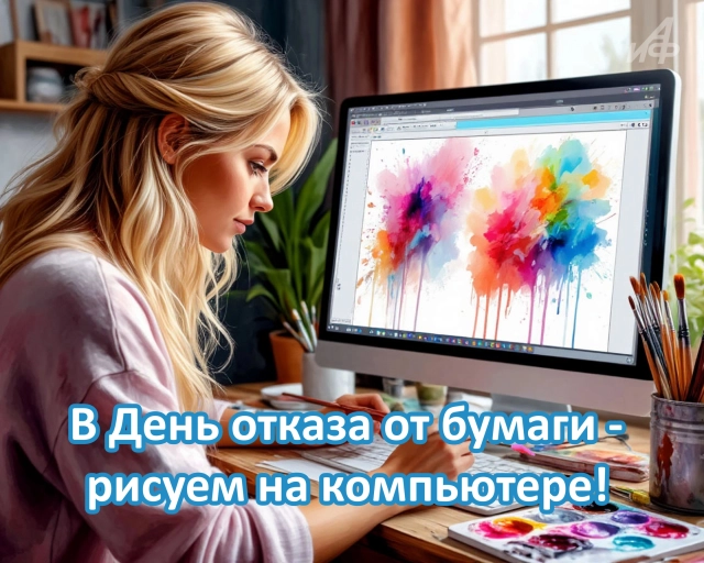 день отказа от бумаги открытка