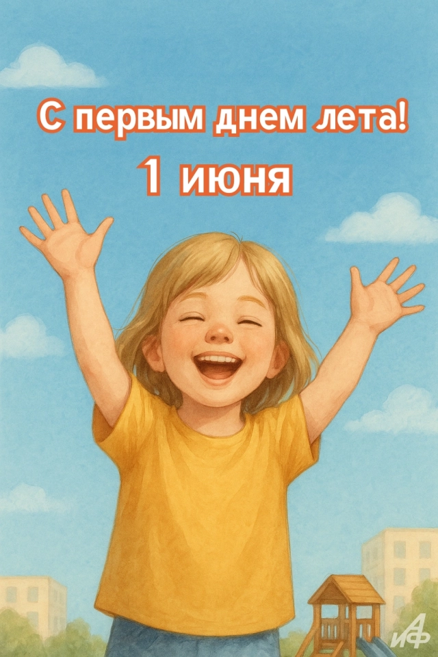 открытка с первым днем лета