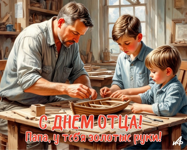 открытка день отца