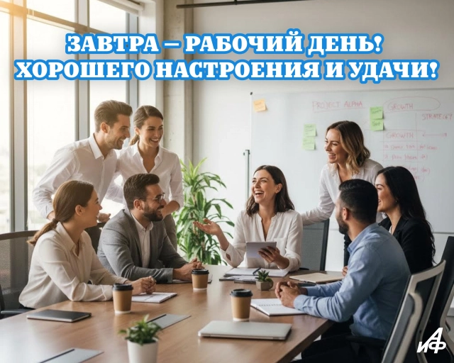 завтра рабочий день открытка