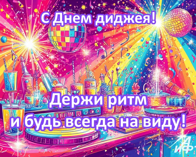 20 января день диджея открытка