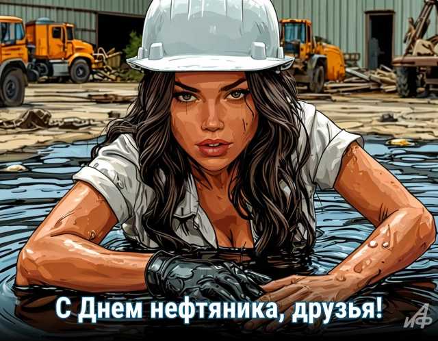 20+ красивых открыток с Днем нефтяника для настоящих добытчиков