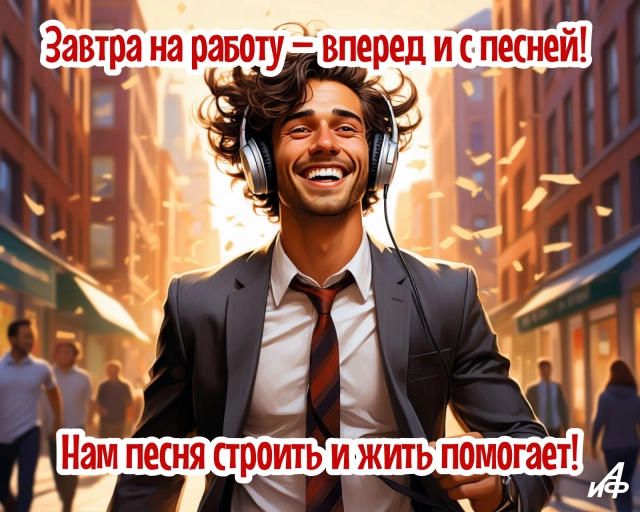 выходные пролетели завтра на работ открытка
