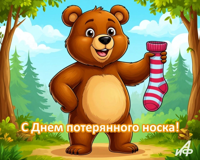 с днем потерянного носка открытка