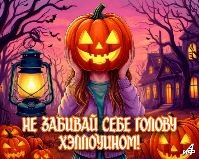 хэллоуин открытка