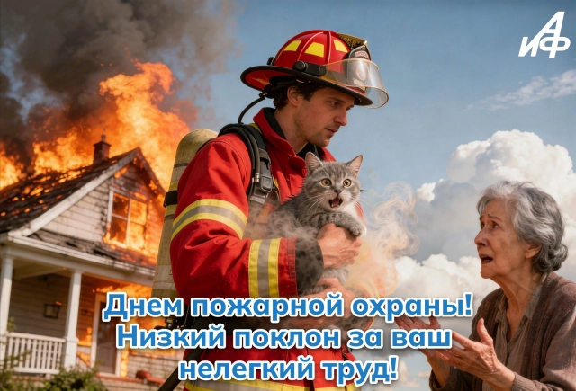 красивая открытка с днем пожарной охраны скачать