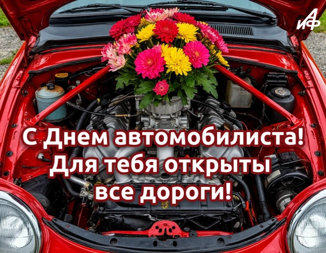 открытка с днем автомобилиста