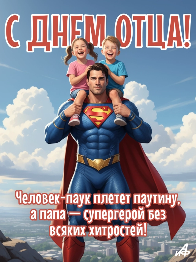 открытка день отца