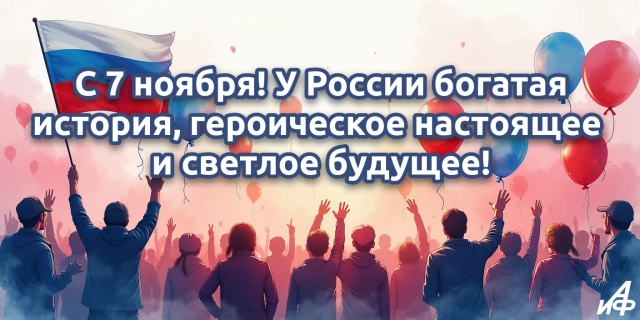 открытки 7 ноября