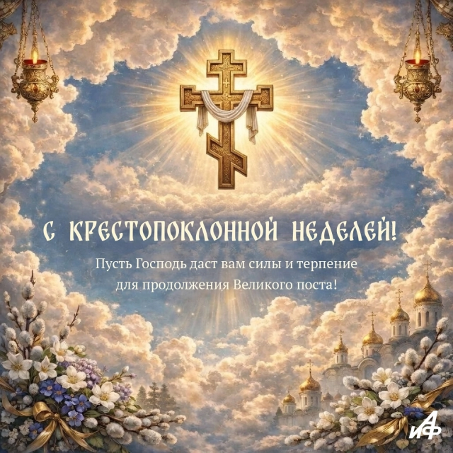 крестопоклонная неделя открытки
