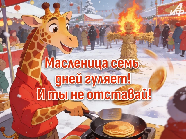 масленица открытка