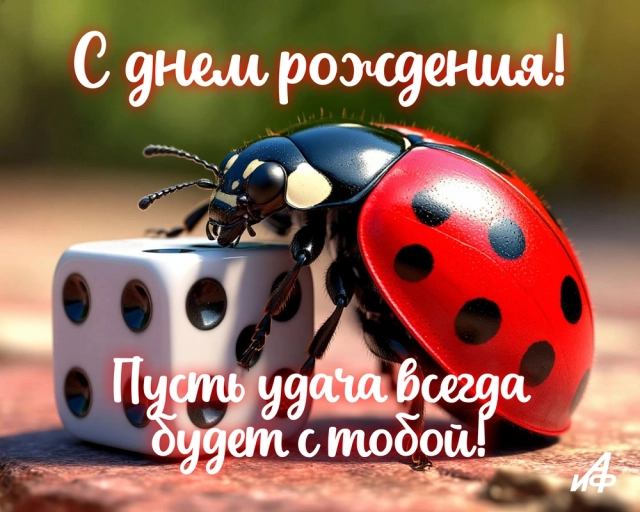 открытки с днем рождения удачи