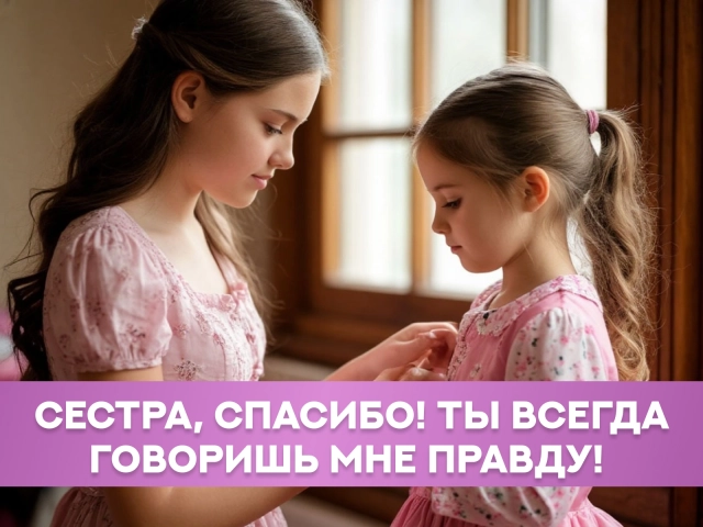 спасибо сестра открытка