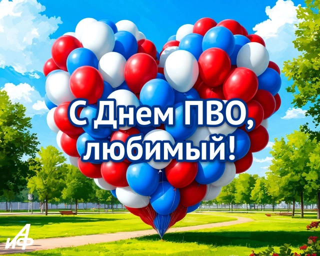 открытка с Днем противовоздушной обороны с пожеланиями