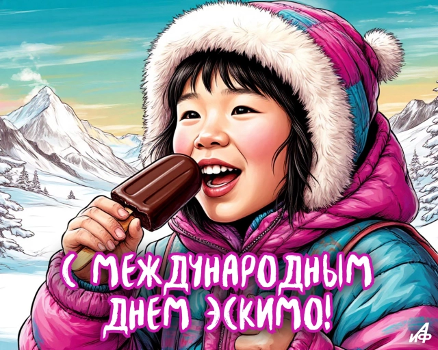 24 января день эскимо открытка