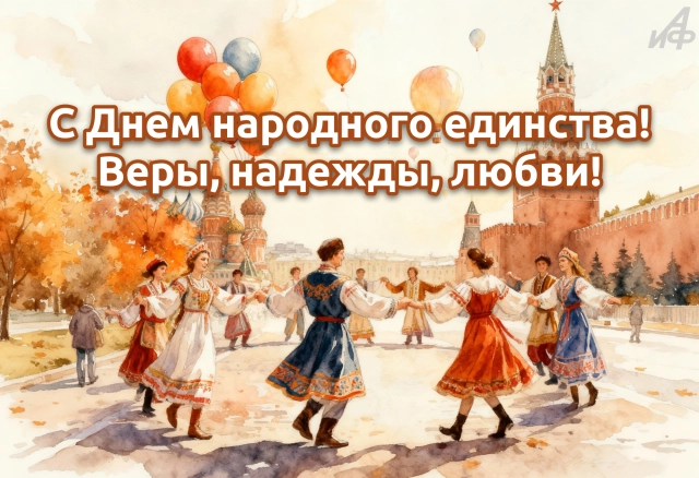 открытка день единства