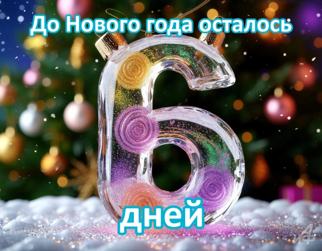 6 дней&nbsp;до нового года открытки