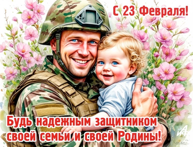 открытки с 23 февраля