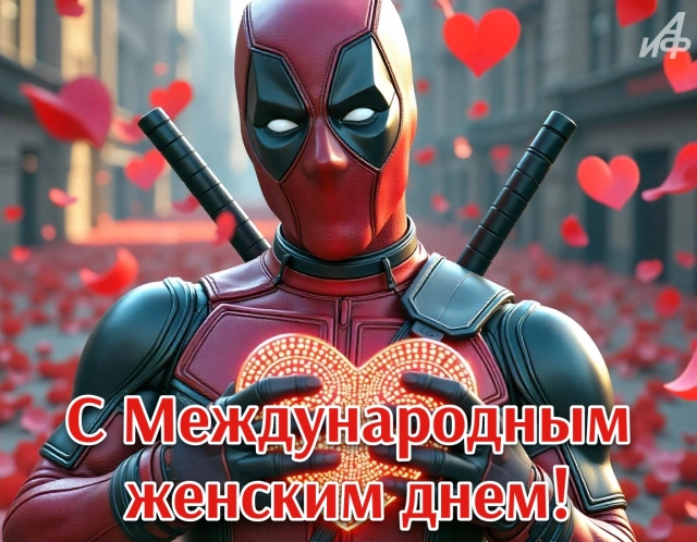 открытка 8 марта