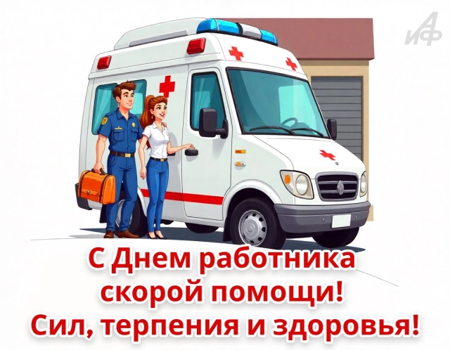 открытка с днем скорой помощи герои в белых халатах